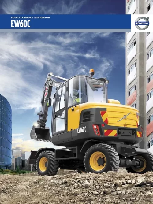 Volvo Ew60c Excavator Service Parts Manual