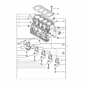 Daewoo Doosan Dx85r-3 Crawler Excavator Service Parts Manual