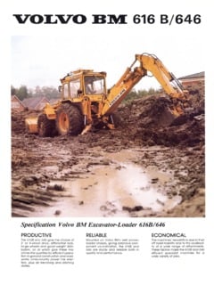 Volvo BM 646 Wheel Loader Service Parts Repair Manual