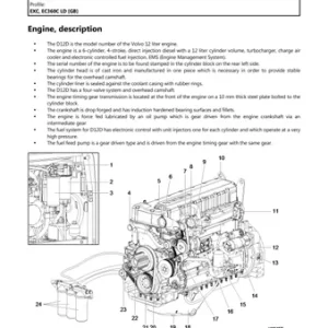Volvo Ec340d L Ec340dl Excavator Service Parts Catalog PDF Manual