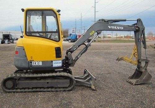 Volvo Ecr38 Compact Excavator Service Parts Pdf Manual