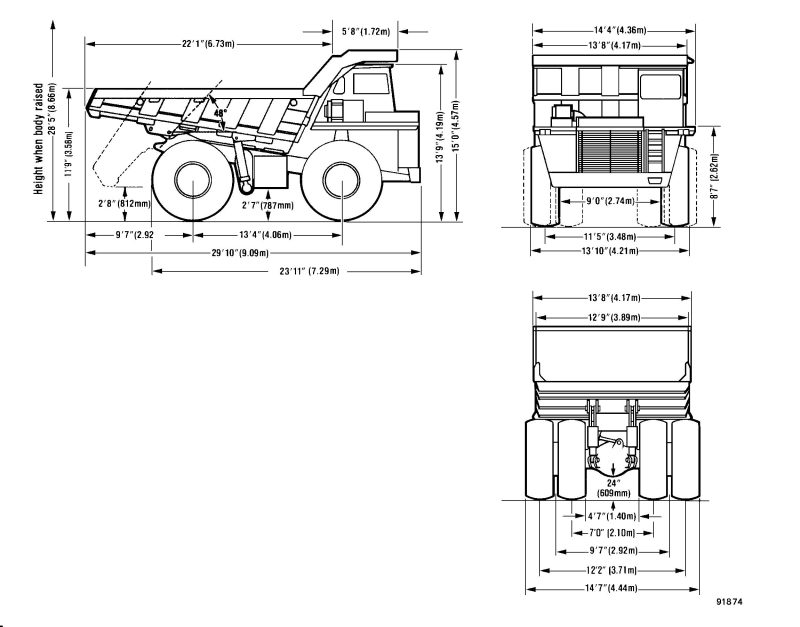 Komatsu 210m Dg694 Dump Truck Service Manual