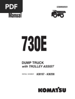 Komatsu 730e Dump Truck Trolley Operation Manual