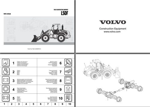 Volvo L50F Compact Wheel Loader Workshop Service Manual