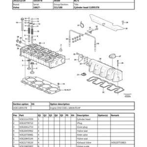Volvo EC180D L EC180DL Excavator Service Parts Manual
