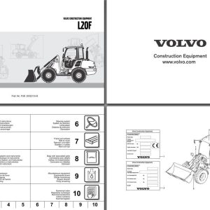 Volvo L20F Compact Wheel Loader Workshop Service Parts Catalog Manual