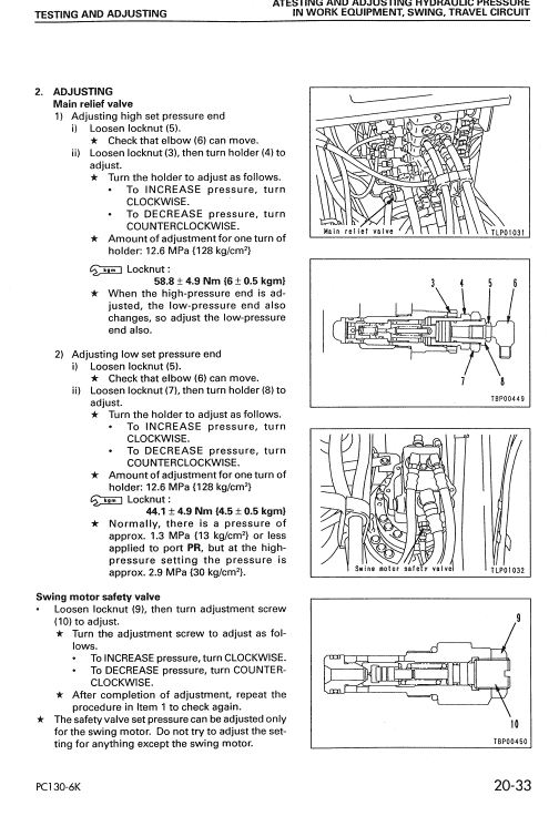 Komatsu Pc130-6k Excavator Workshop Service Manual-7 Komatsu Pc130-6k Excavator Workshop Service Manual