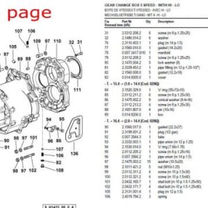 JCB 412 Wheel Loader Parts Catalog Manual