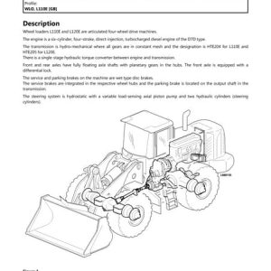 Volvo Bl70 Backhoe Loader Service Parts Manual