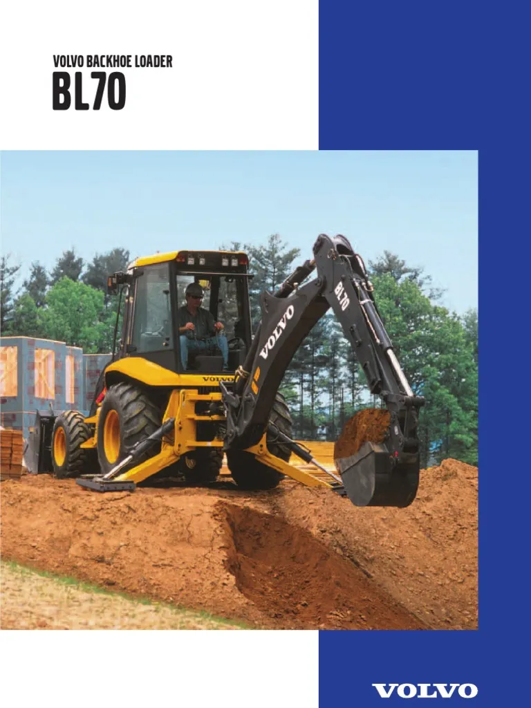 Volvo Bl70 Backhoe Loader Service Parts Manual