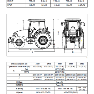 Case Ih Jx60 Jx70 Tractor Braking System Service Repair Manual