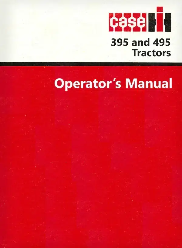 International Case tractor 395 495 Operator Pdf Manual