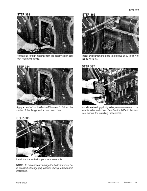Case International 7130 7140 Tractor Service Repair Manual