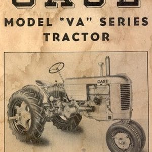 Case Va Vac Vae Vah Vao Tractor & Engine Factory Service Repair Manual