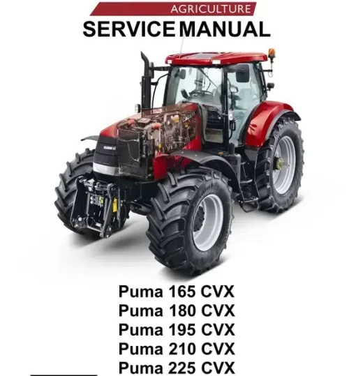 Case Ih Puma 165 Cvx, Puma 180 Cvx, Puma 195 Cvx Tractor Service Repair Manual