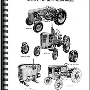 Case Va Vac Vae Vah Vao Tractor & Engine Factory Service Repair Manual