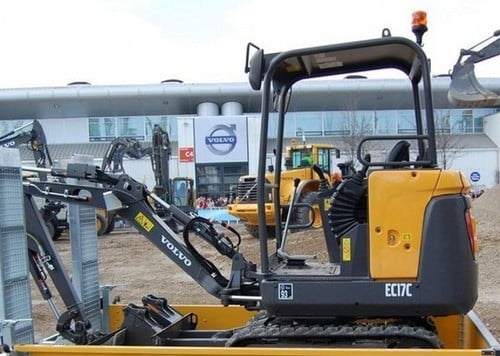 The Volvo Ec17c excavator service parts catalog manual