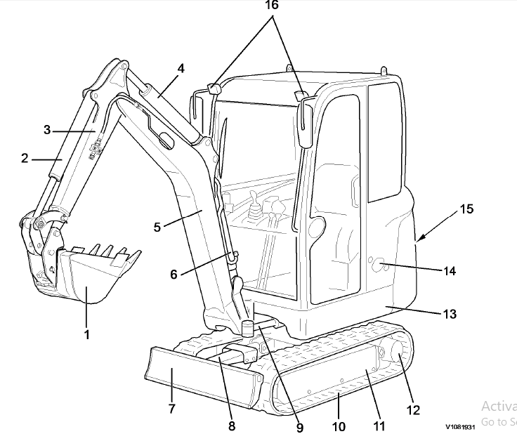 The Volvo Ec17c excavator service parts catalog manual