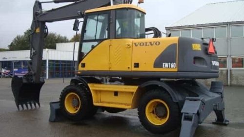 Volvo EW160 Wheeled Excavator Workshop Service Manual