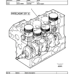 Volvo Ec50 Compact Excavator Parts Manual