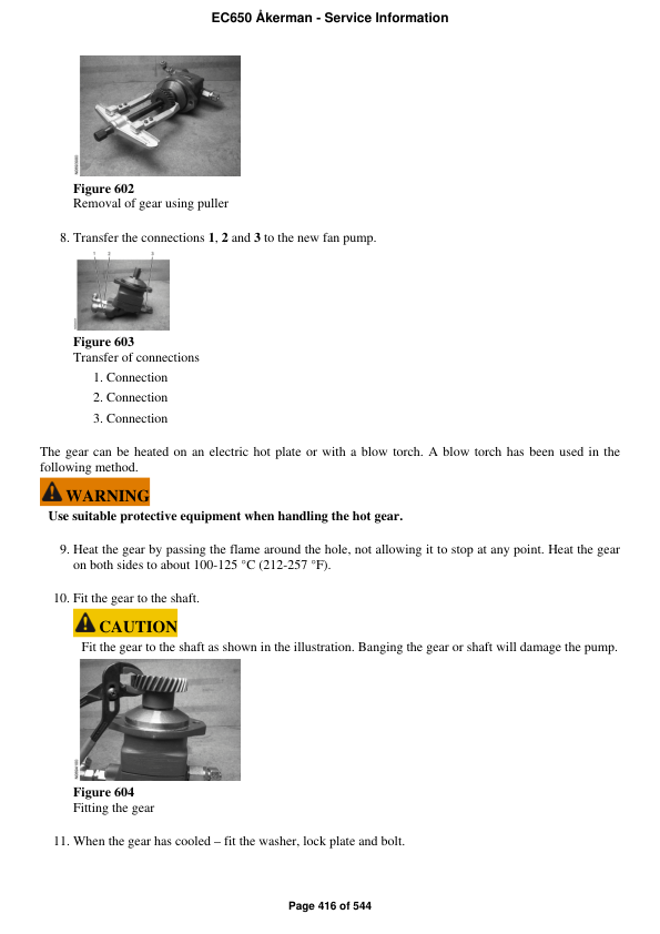 Volvo Ec650 Excavator Service Repair Manual