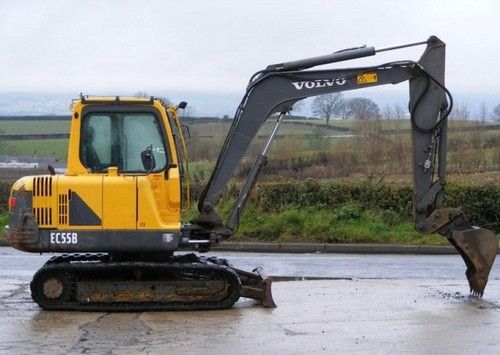 Volvo Ec55b Excavator Service Parts Manual