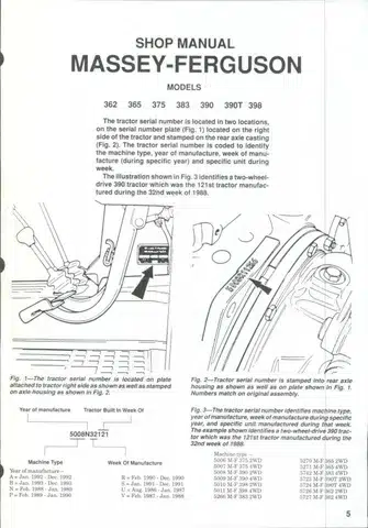 1-Massey Ferguson 362 365 375 Service Repair Manual Massey Ferguson 362 365 375 Service Repair Manual