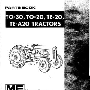 1-Massey Ferguson Te-d20 Te-a20 Tractor Workshop Service Repair Manual Massey Ferguson Te-d20 Te-a20 Tractor Workshop Service Repair Manual