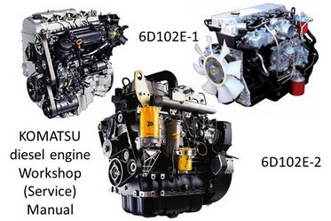 Komatsu 102 Series Diesel Engine Workshop service Repair Manual