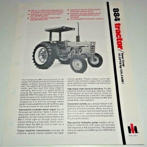 Ih International Case 884 Tractor Operator Pdf Manual