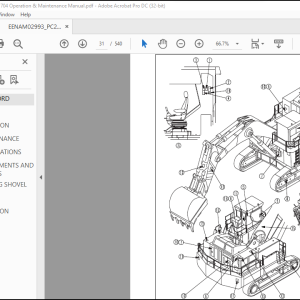 Komatsu Pc2000-8 Hydraulic Excavator Repair Service Manual Komatsu Pc2000-8 Hydraulic Excavator Repair Service Manual