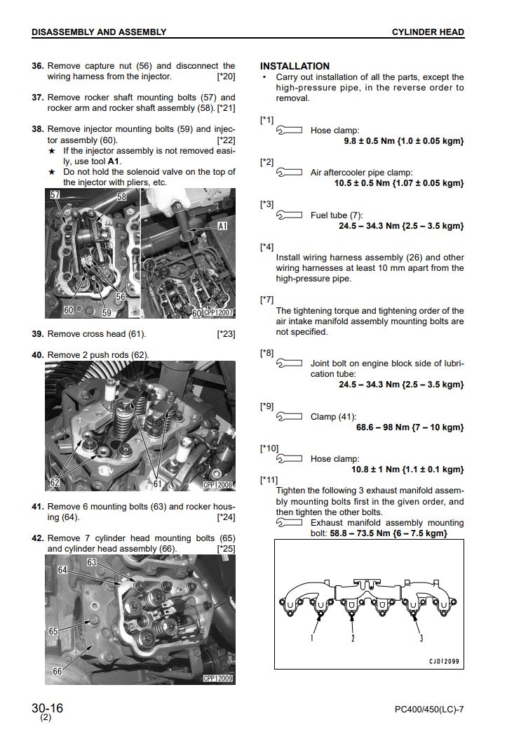 Komatsu Pc450lc-7 Hydraulic Excavator Repair Service Manual Komatsu Pc450lc-7 Hydraulic Excavator Repair Service Manual
