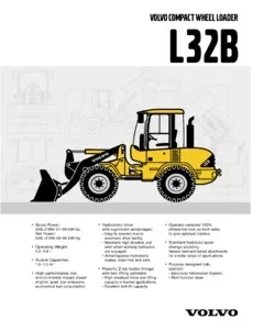 Volvo L32b Wheel Loader Service Repair Manual