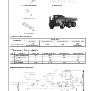 Komatsu Hm400-1 Truck Service Repair Manual