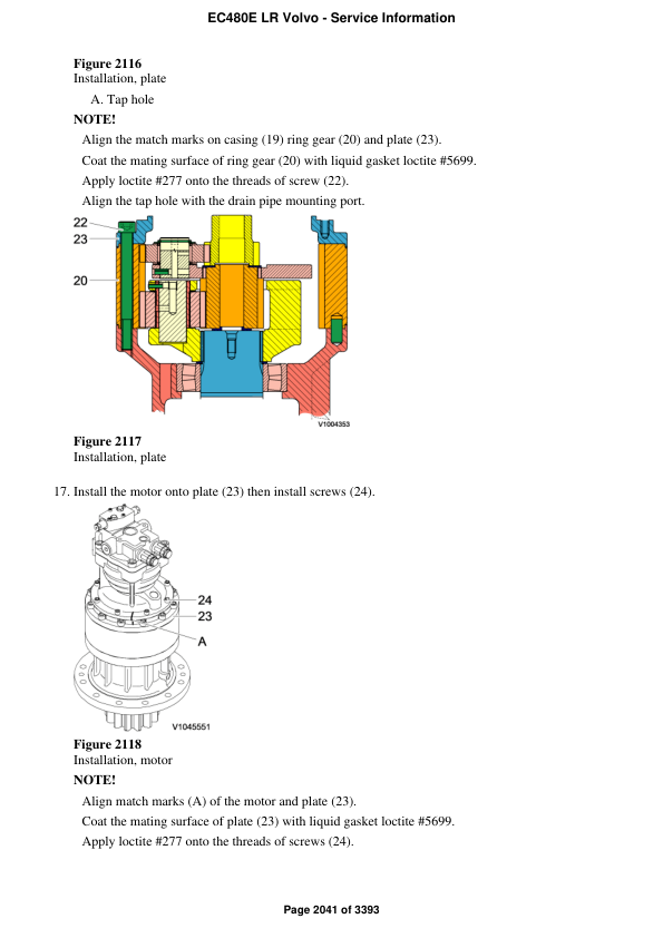 Volvo Ec480e Lr Excavator Factory Service Manual