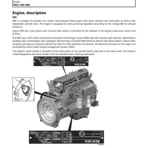 Volvo L50d Wheel Loader Service Repair Manual