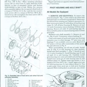 IH Case 5120 5130 5140 Tractor Service Repair Manual