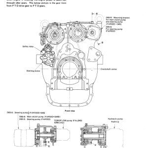 Komatsu D65P-8 Bulldozer Parts Catalogue Pdf Manual