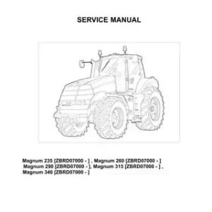 Case IH 235 Series Tractor Service Repair Manual