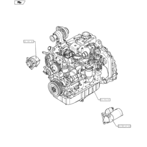 Case 580N Tier IV A (4A) Tractor Loader Backhoe Parts Manual