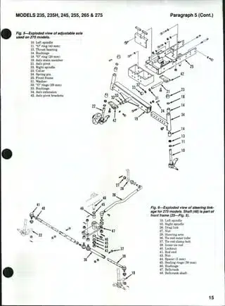 Case IH 255 Tractor Service Repair Manual