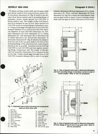 Case IH 2094 Tractor WSM Service Manual Repair