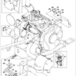 CASE CX240 Excavator Parts Catalog Manual