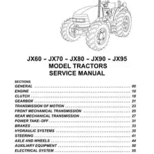 Case Ih Jx60 Jx70 Factory Manual