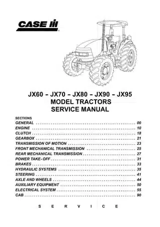 Case Ih Jx60 Jx70 Factory Manual