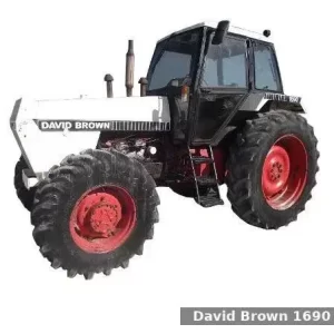 Case David Brown 1690 Tractor Factory Service Manual, Operators and Parts Manual