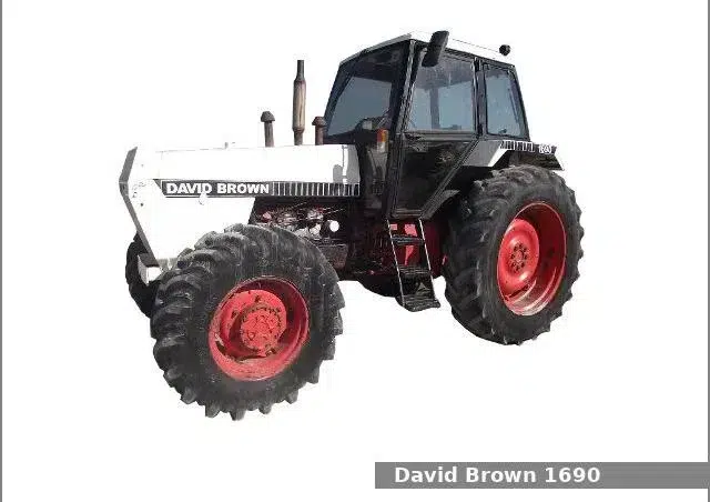 Case David Brown 1690 Tractor Factory Service Manual, Operators and Parts Manual