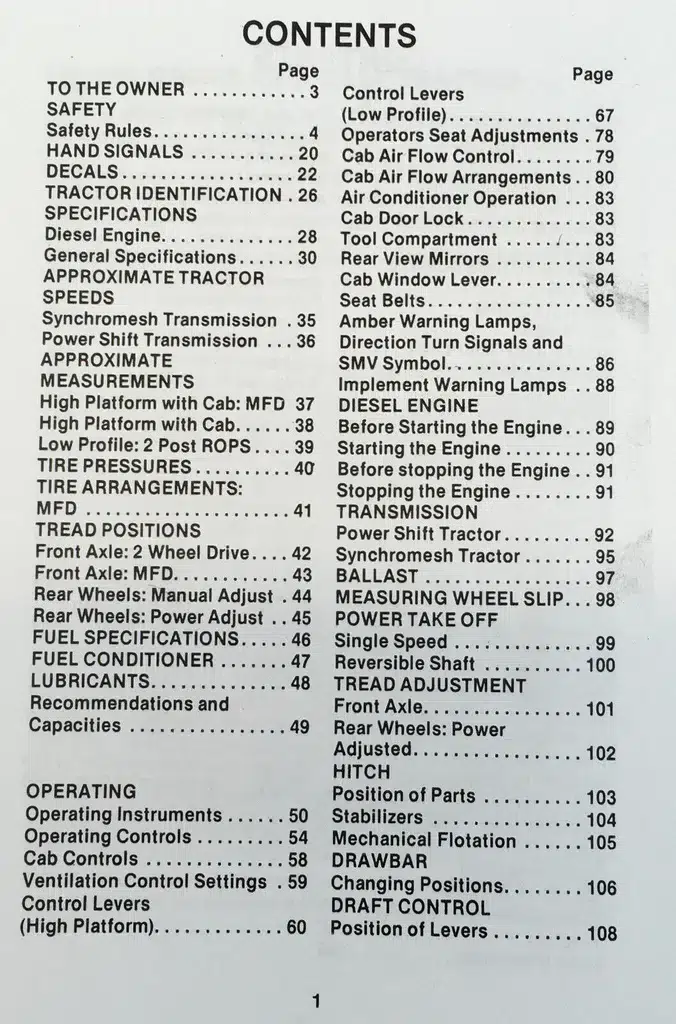 Case David Brown 1690 Tractor Manuals