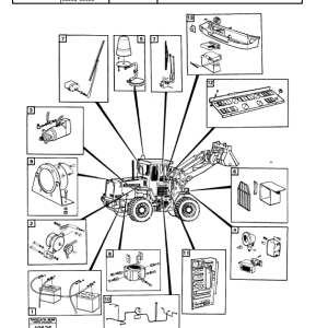 Volvo BM L150C Wheel Loader Service Parts Catalogue Manual