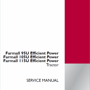 Case IH Farmall 95U 105U 115U Pro EP Service Manual